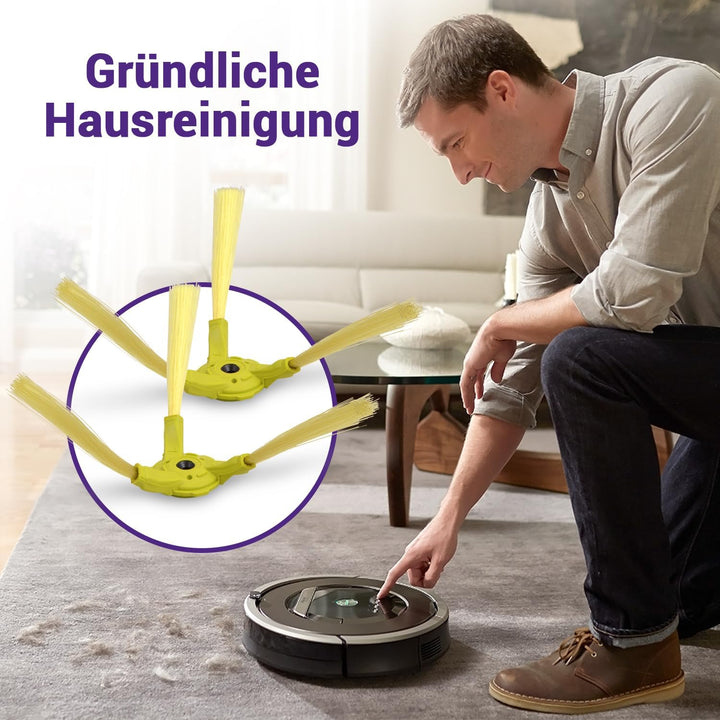Bürstenset 2x Staubsauger Bürste rechts links Ersatz für ABC73129901 ABC73129903 ABC73130001 ABC7313