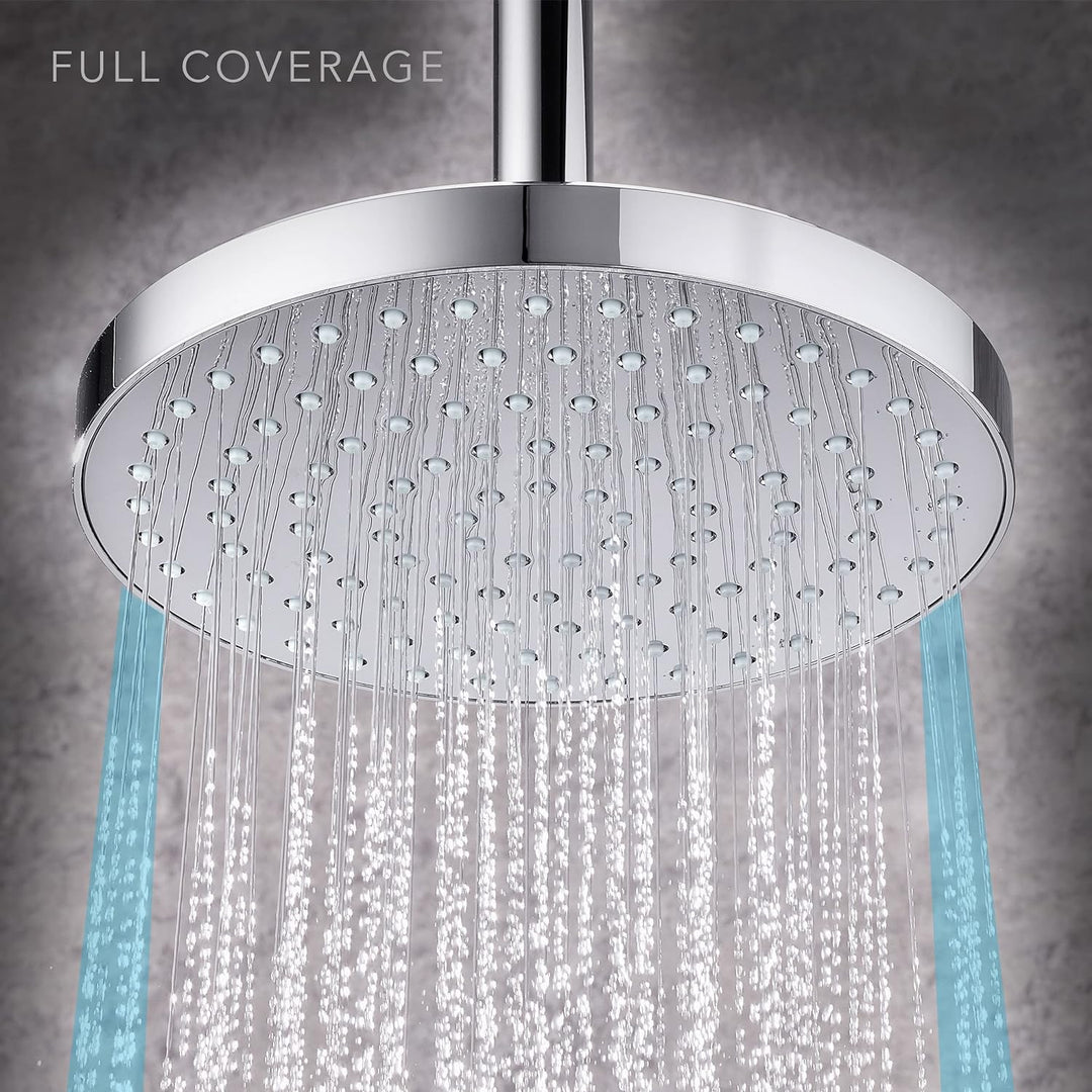 Mira 1.1799.001 Beat 200 mm Deluge Overhead chrom – (1) 200 mm Chrome, 200 mm Chrome