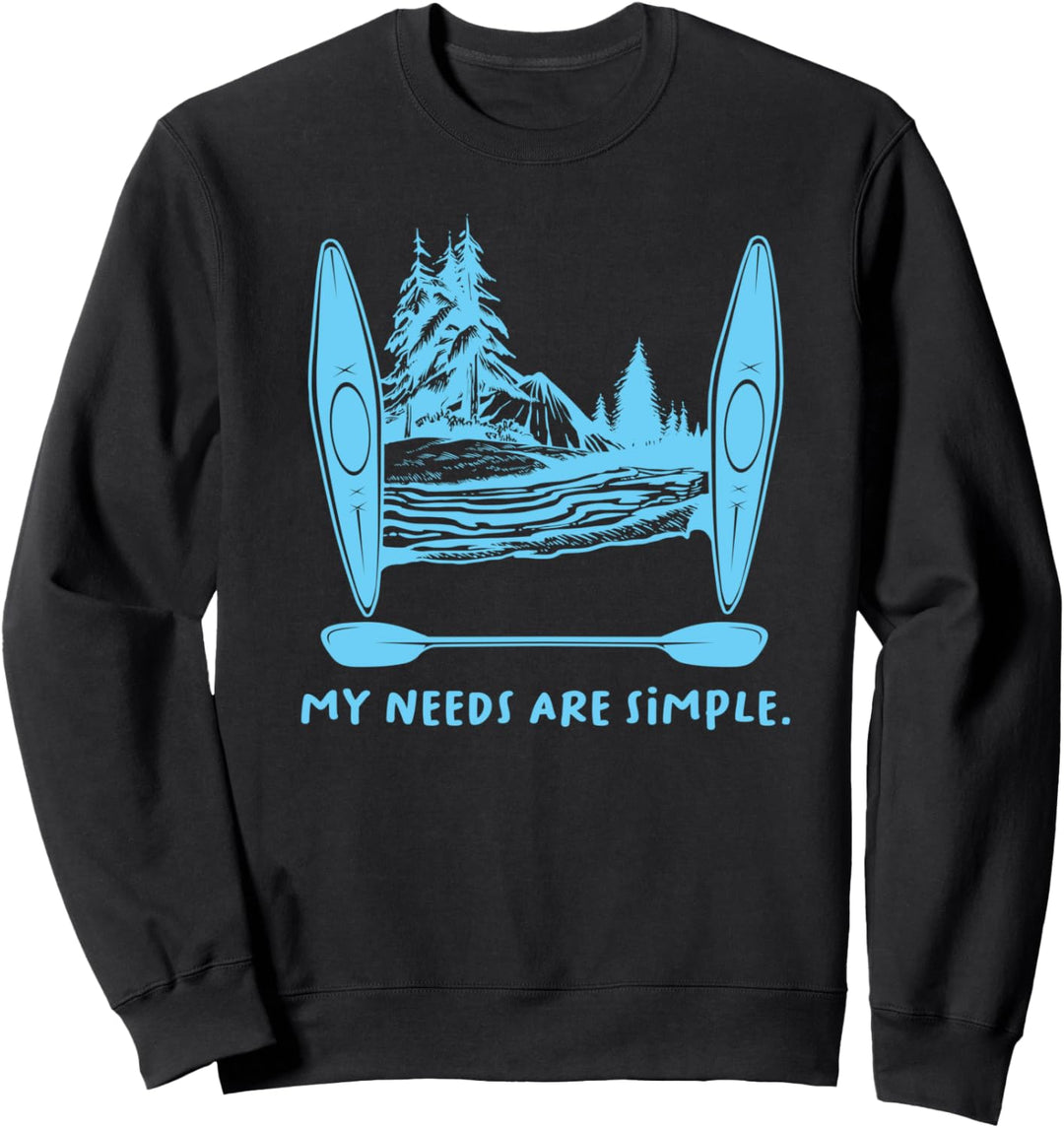 Kajakfahren Paddeln Kajak Sweatshirt