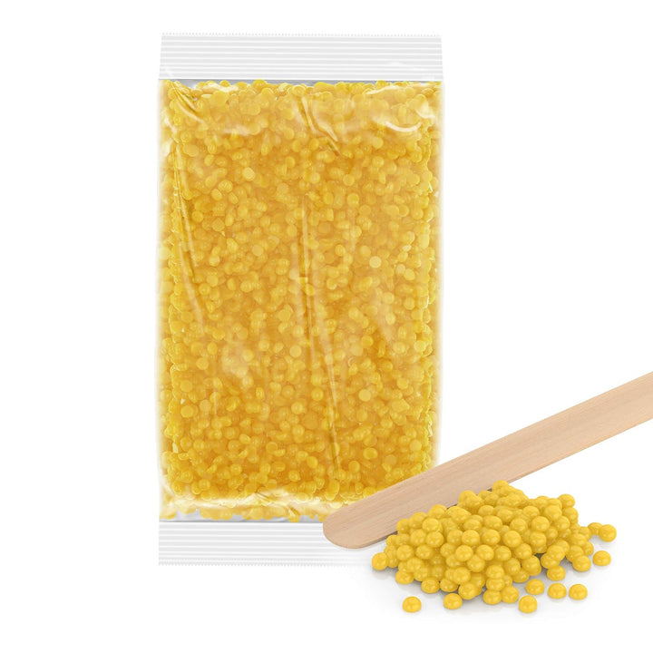 Warmwachsperlen 3er Pack mit Bienenwachs für die Anwendung im Wachserhitzer oder Wasserbad für langa