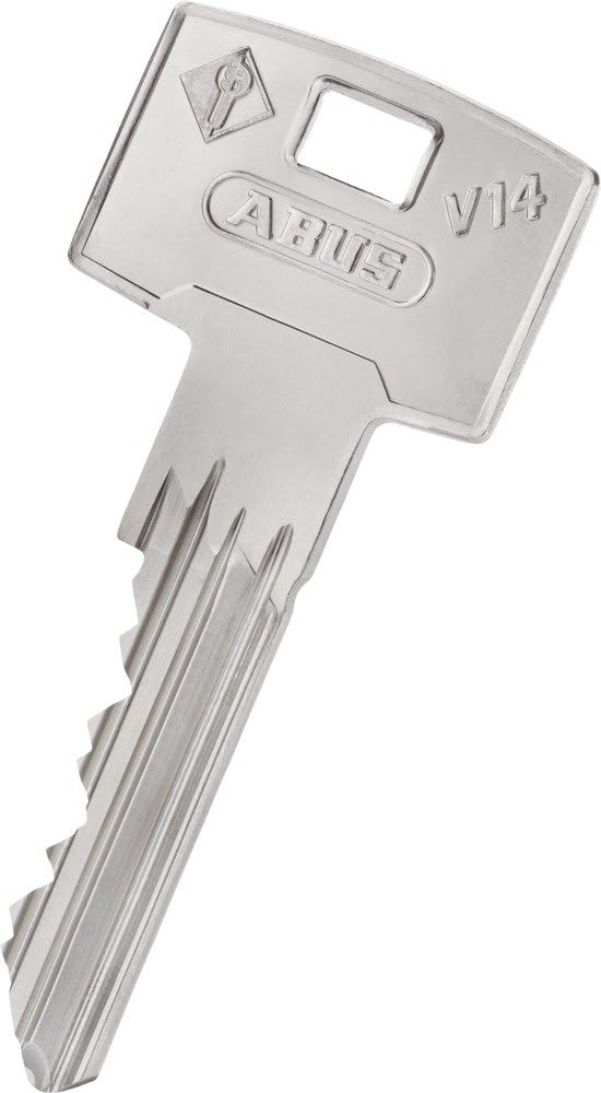 ABUS 589249 7530 S Tür-Zusatzschloss mit Sperrbügel für Türen mit schmalen Rahmenprofilen, silber, S