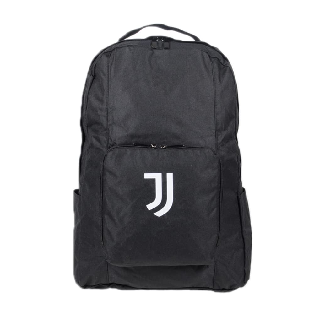 Offizielles Produkt von JUVENTUS, Schwarz, Klappbarer Rucksack für den Einsatz im Koffer und bei Bed