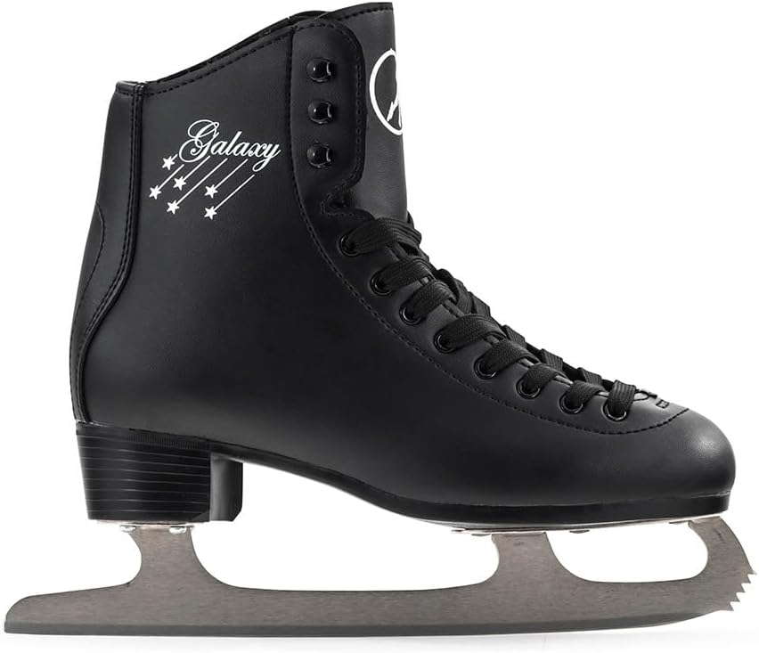 SFR Galaxy Retro Schlittschuhe schwarz Schwarz UK13J EU32 US13.5, Schwarz UK13J EU32 US13.5