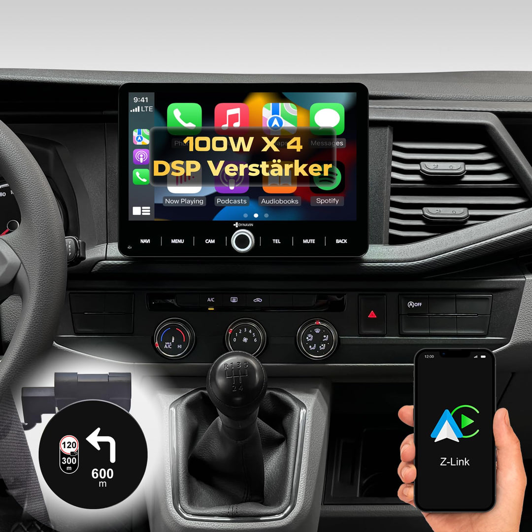 DYNAVIN Android Autoradio Navi für VW T6.1 Golf Sportsvan, 10,1 Zoll Radio mit Wireless Carplay und