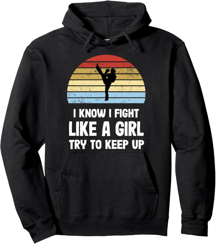 Damen Kickboxen Pullover Hoodie