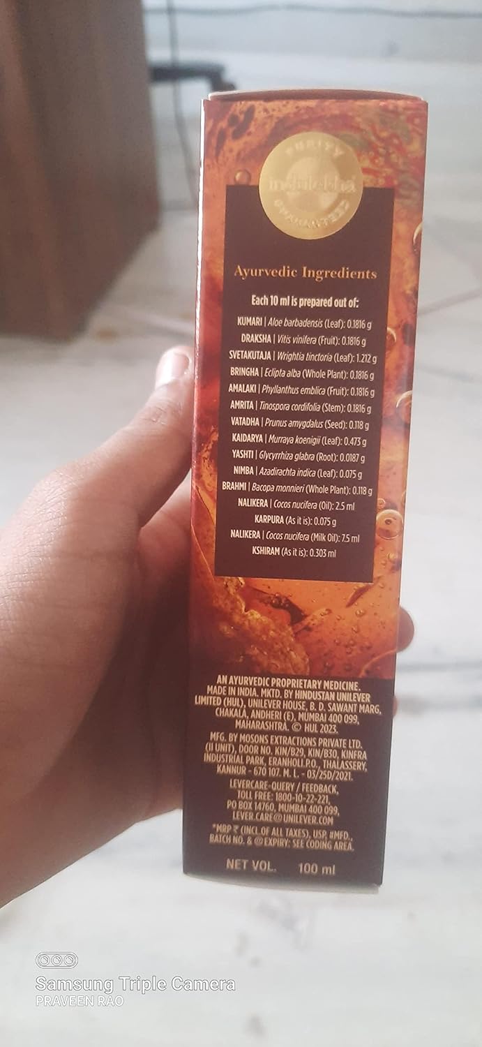 INDULEKHA Bringha Haaröl, 100 ml, und Shampoo, 200 ml