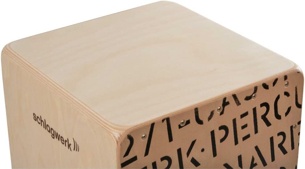 Schlagwerk CP404 Natur Cajon + keepdrum Sitzpad Rot