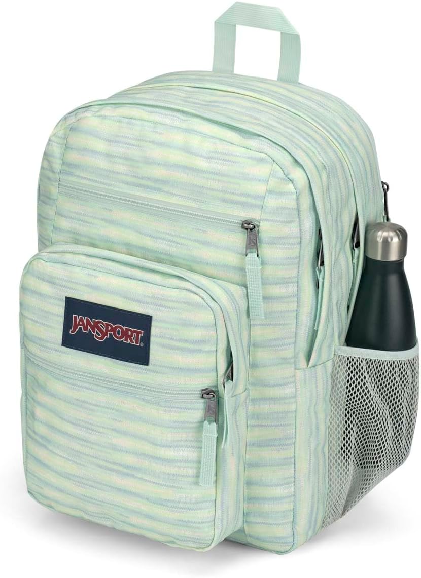 JanSport BIG STUDENT Grosser Rucksack, 15 inch -Laptopfach 70s Space Dye Fresh Mint, 70s Space Dye F