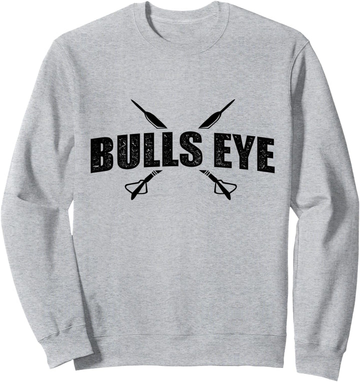 Bulls Eye - Coole Dartspieler-Motivpfeile Sweatshirt