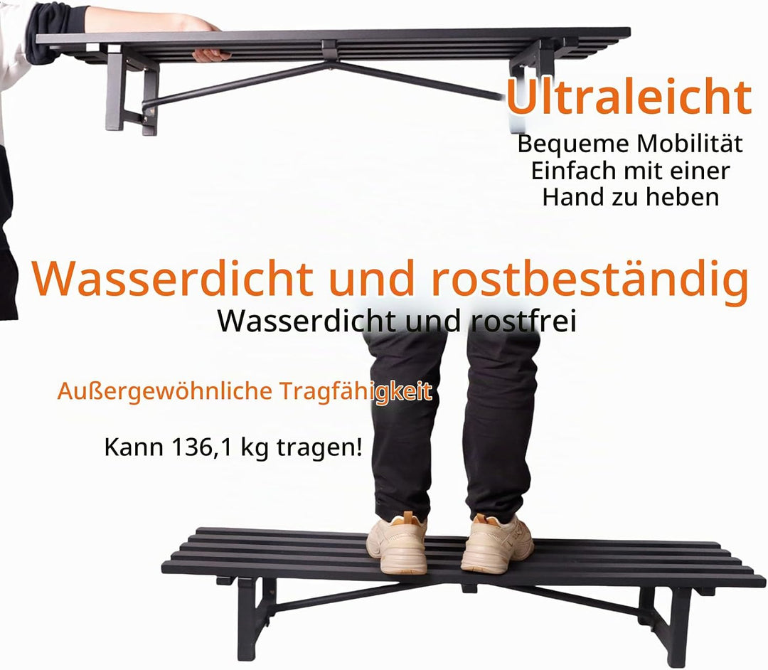 Pflanzenständer Blumenständer Draussen&amp; Innen Aluminium, Blumenbank Pflanzen Blumenregal für Garten,