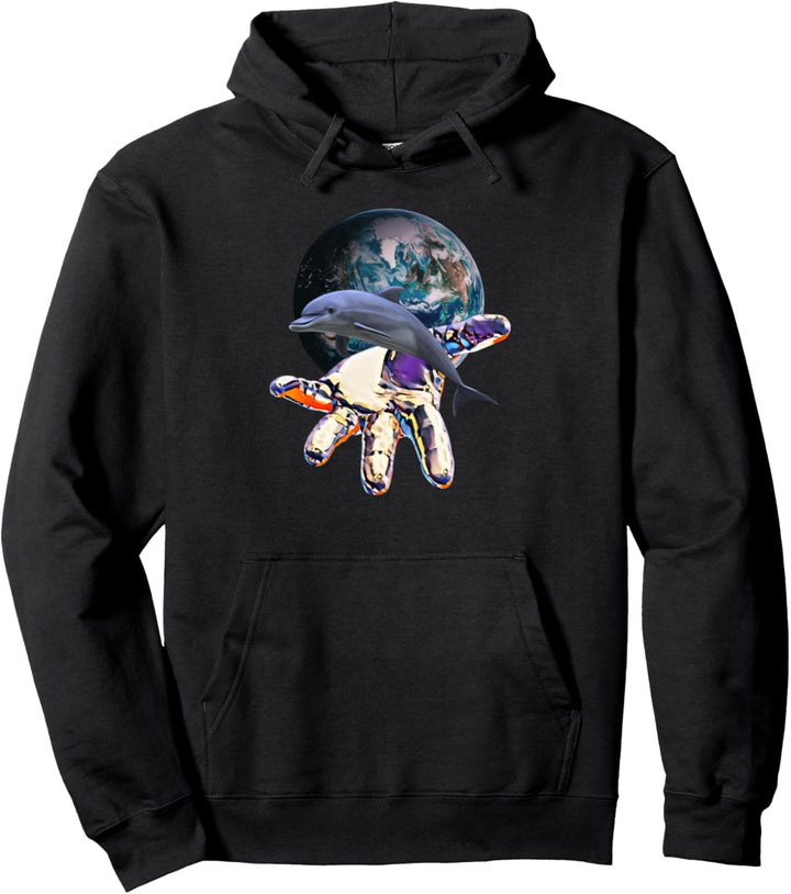 Delfin Tümmler Pullover Hoodie