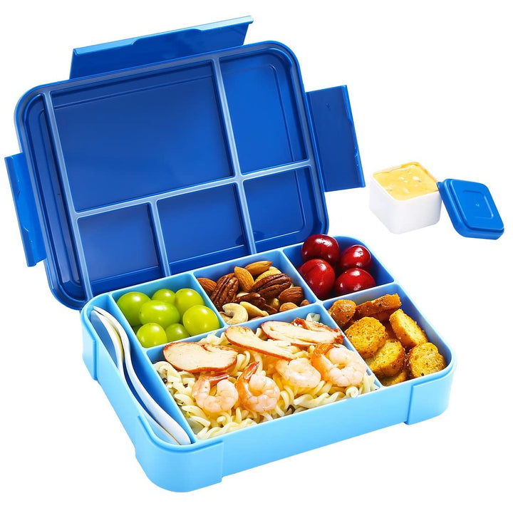 Inngly Kinder Brotdose mit Fächern – 1300ML BPA Frei Bento Box Lunchbox Vesperdose, Auslaufsicher Mi