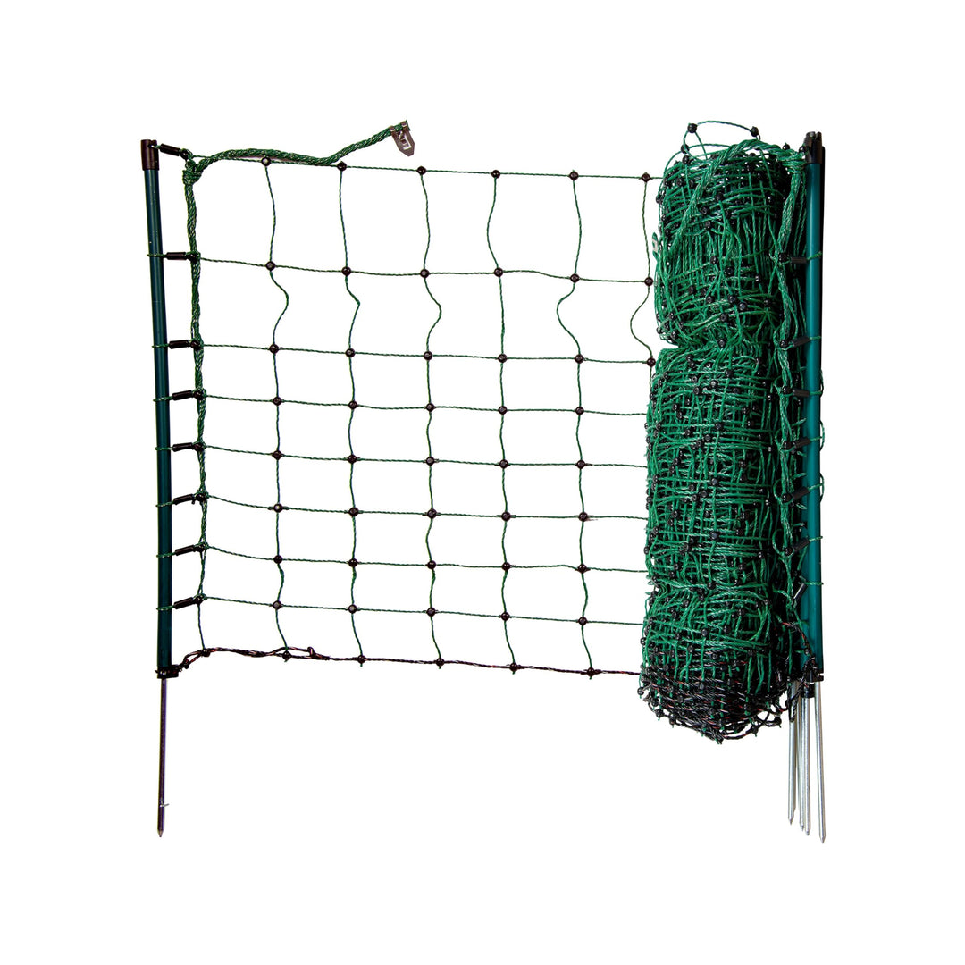 Kaninchen- und Katzennetz, grün, 50cm hoch, 25m lang