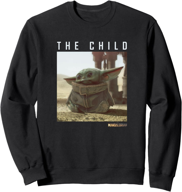 Star Wars The Mandalorian The Child Long Ears Photo Sweatshirt