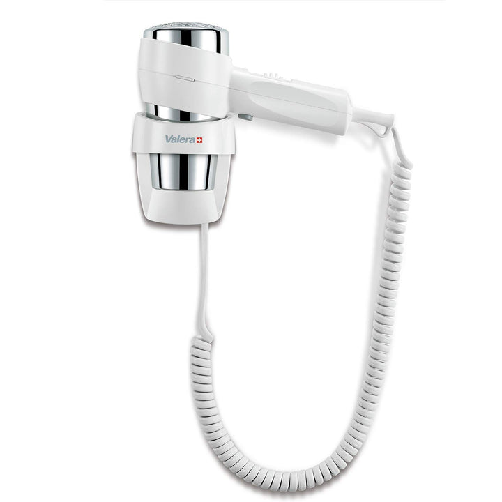 Valera Action Super Plus 1600 Haartrockner mit Wandhalterung, 1600 Watt, Farbe Weiss/Chrom