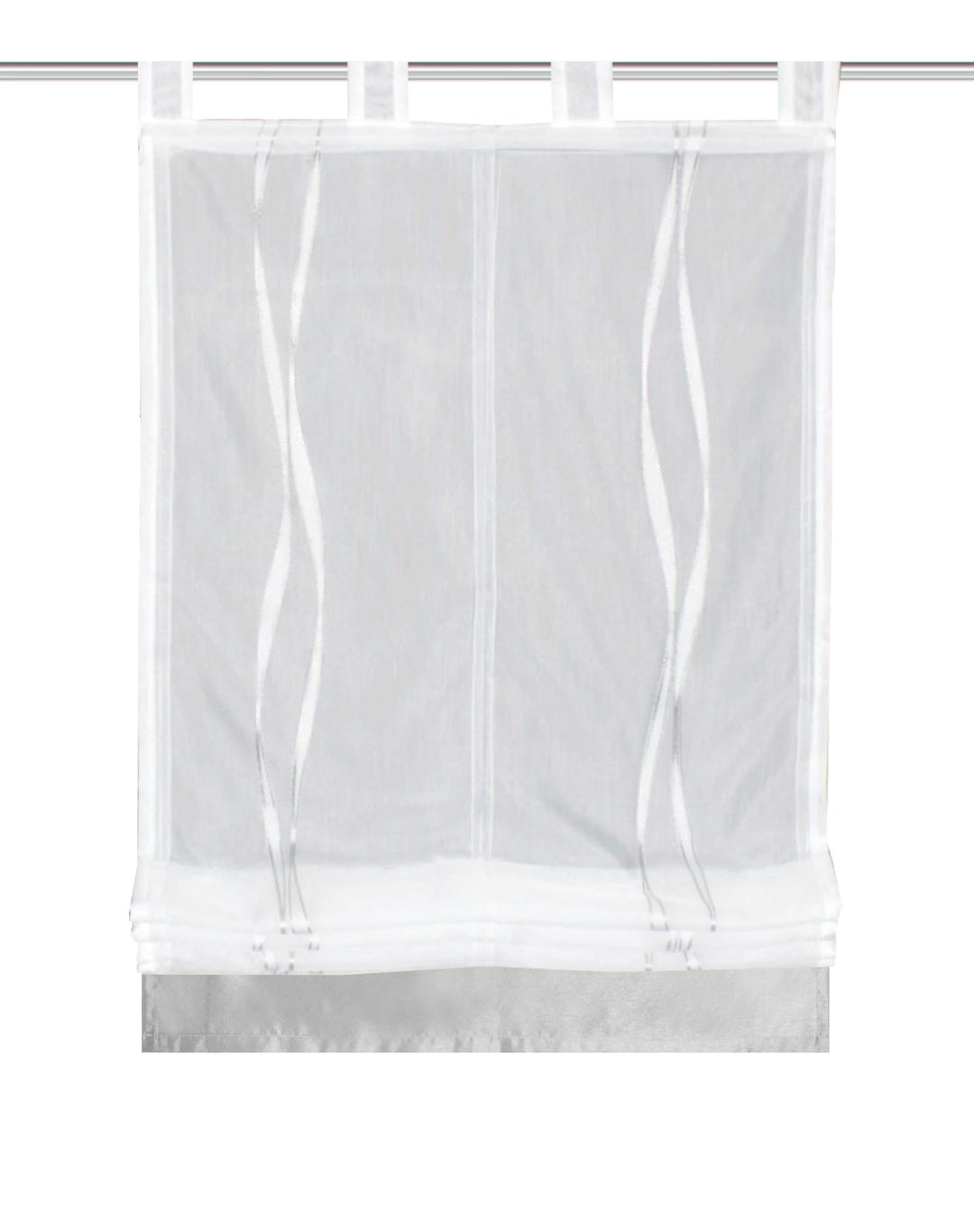 Home fashion RAFFROLLO EFFEKTVOILE SCHERLI YLVI, Silber, 150 X 80 cm, 8