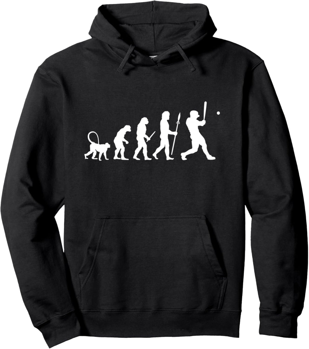 Evolution of Baseball Pullover Hoodie