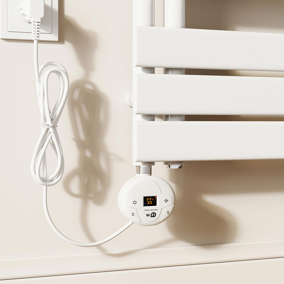 1000W Programmierbarer Elektroheizstab mit Thermostat, Temperaturregelung und Timerfunktion, WiFi St