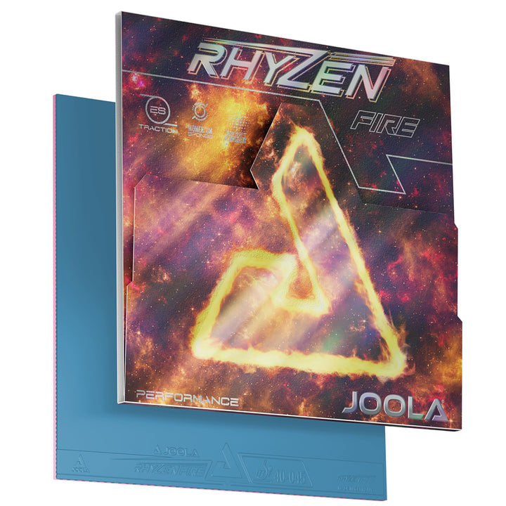 JOOLA Belag Rhyzen Fire Rot (Rot) 2,0 mm, Rot (Rot) 2,0 mm