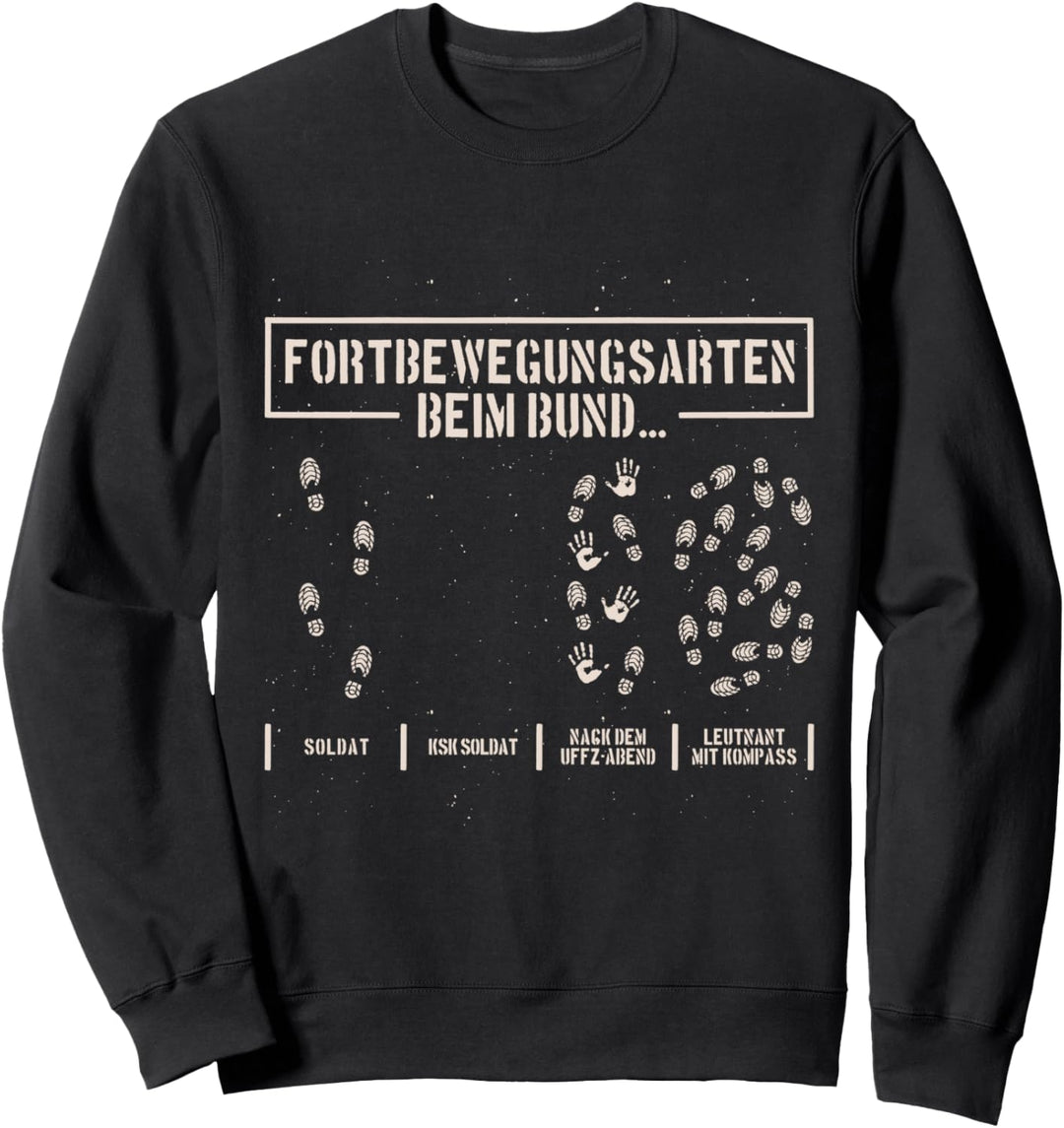 Bundeswehr Soldat Armee Bund Militär, lustiges Sprüche Sweatshirt