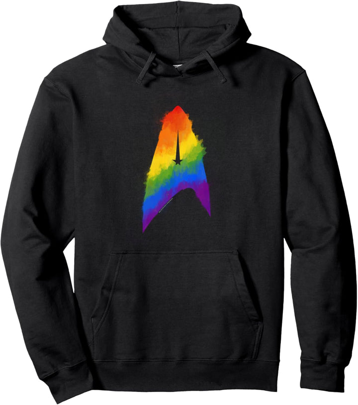 Star Trek Discovery Pride Large Chest Logo Pullover Hoodie