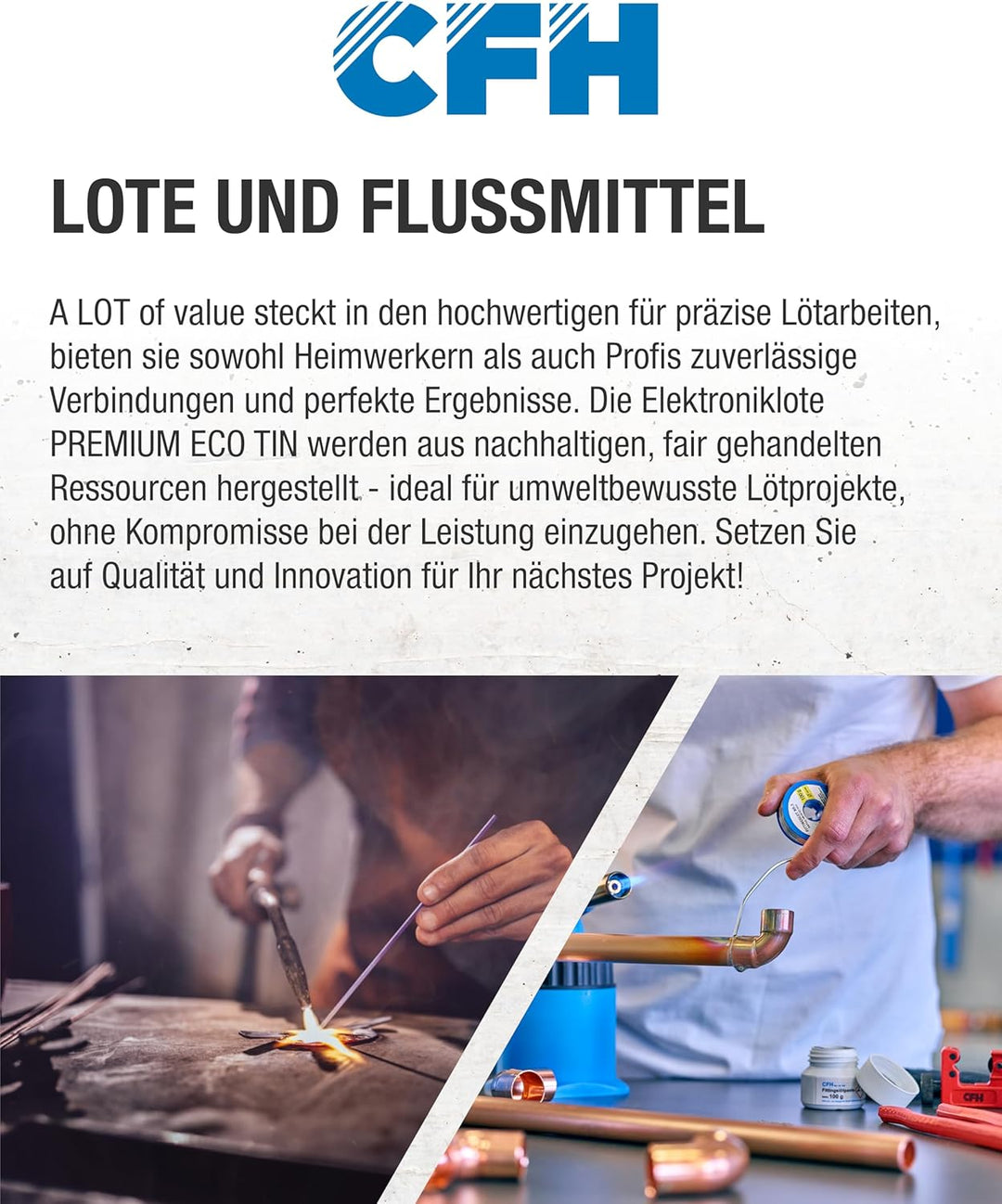 CFH Stangenlötzinn Zinkblech, 52369