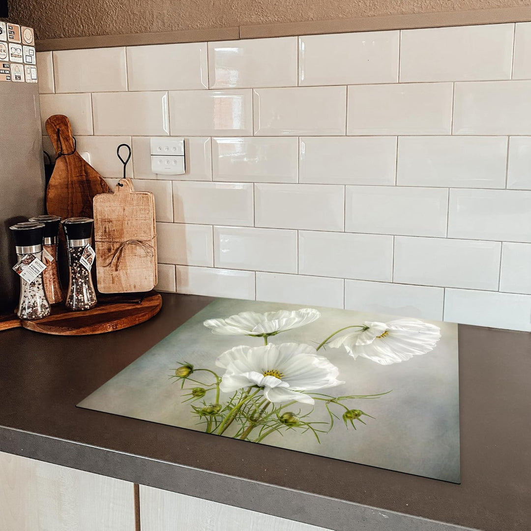 KitchenYeah© Herdabdeckplatte Einteilig Küche Ceranfeld Abdeckplatte Cerankochfeld Abdeckung Indukti