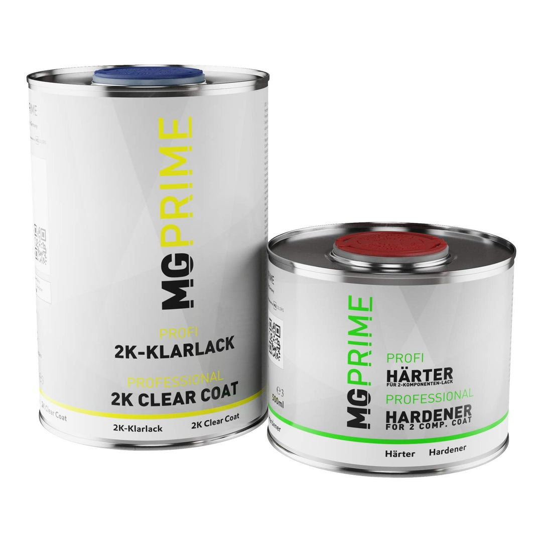 MG PRIME 1,5 Liter 2K Klarlack Autolack seidenmatt HS inkl. Härter