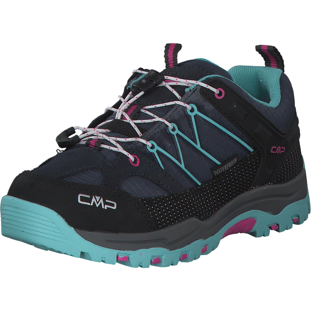 CMP Unisex Kinder Rigel Low Shoe Wp Trekking-& Wanderhalbschuhe 41 EU B Blue Acqua, 41 EU B Blue Acq