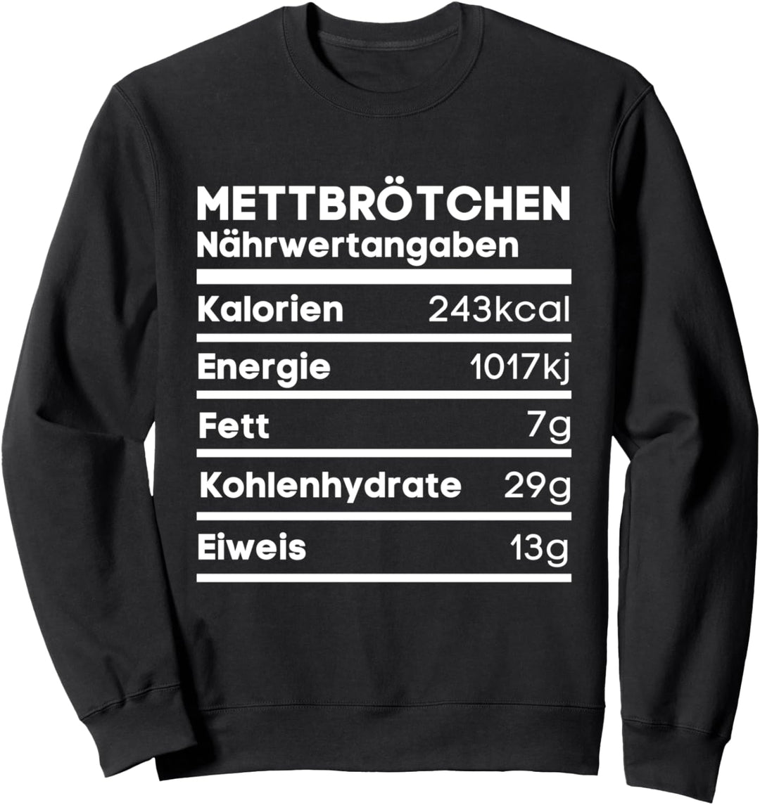 Mettbrötchen Nährwerte Mett Brötchen Metzger Ruhrpott Sweatshirt