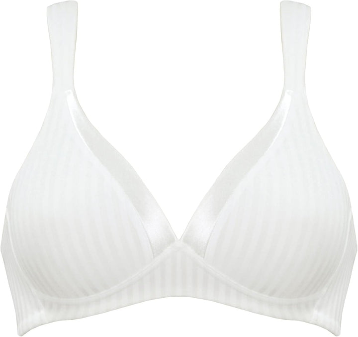 Naturana Streifen Soft-BH mit Schale - 5247 80 Ecru A