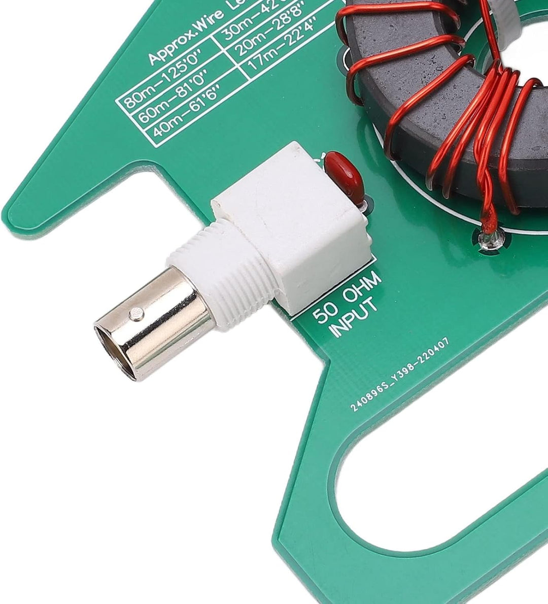 Balun PCB 49:1 Kurzwellen-Tuning-freie Antenne, Breiter Frequenzbereich 5–35 MHz, Einfache Einstellu