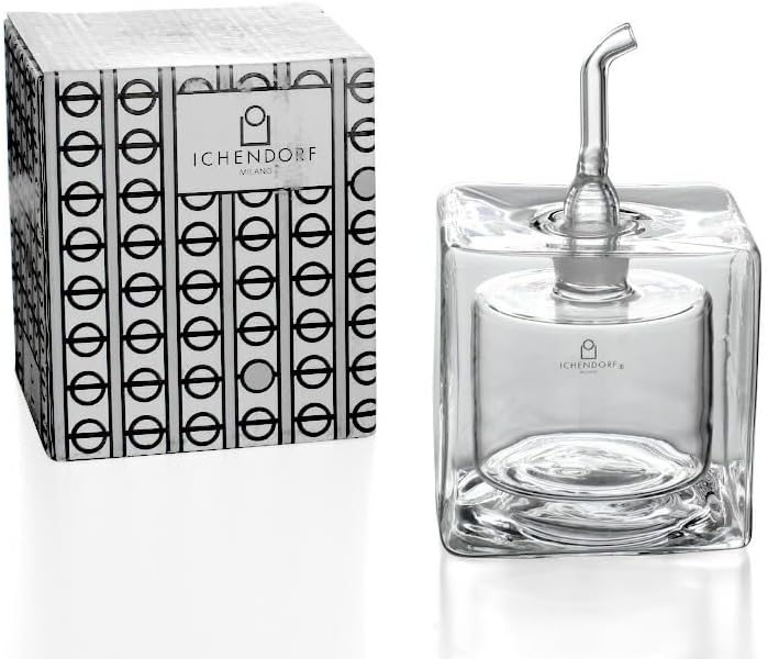 Doppelte Glas-Ölkanne Cube