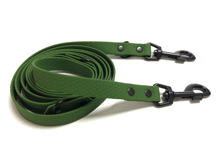 3-fach verstellbare Leine, Hundeleine aus Hexa-Gurtband (2m), 2m