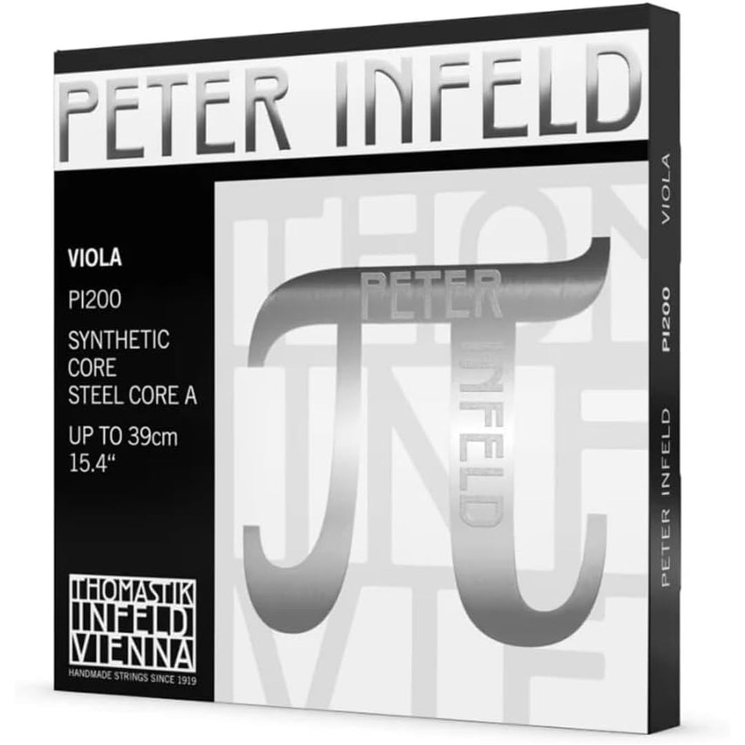 Thomastik 637920 Saiten für Viola PETER INFELD Synthetic Core, Satz 4/4 mittel