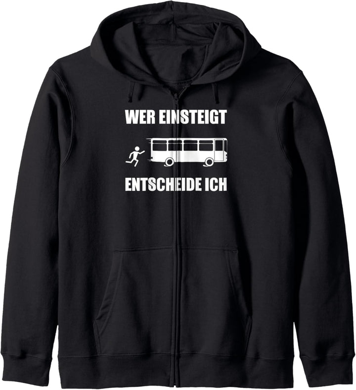 Busfahrer Sprüche Bus Busfahrerin Kapuzenjacke