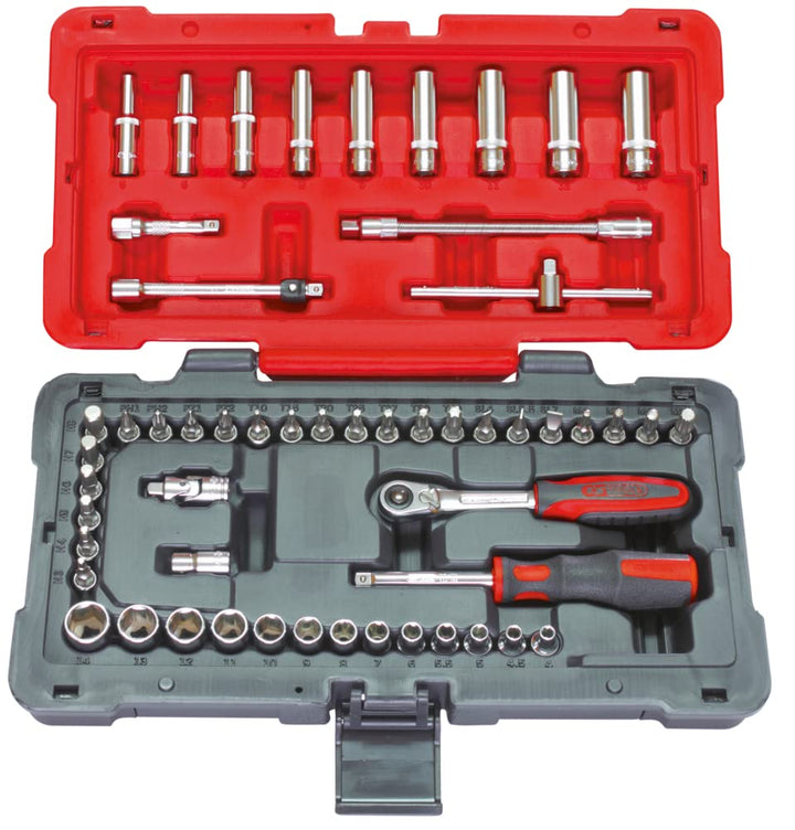 KS Tools 922.0654 Steckschlüsselsatz, 54-teilig von/Zubehör Ultimate 1/4 " 54 pièces, 54 pièces