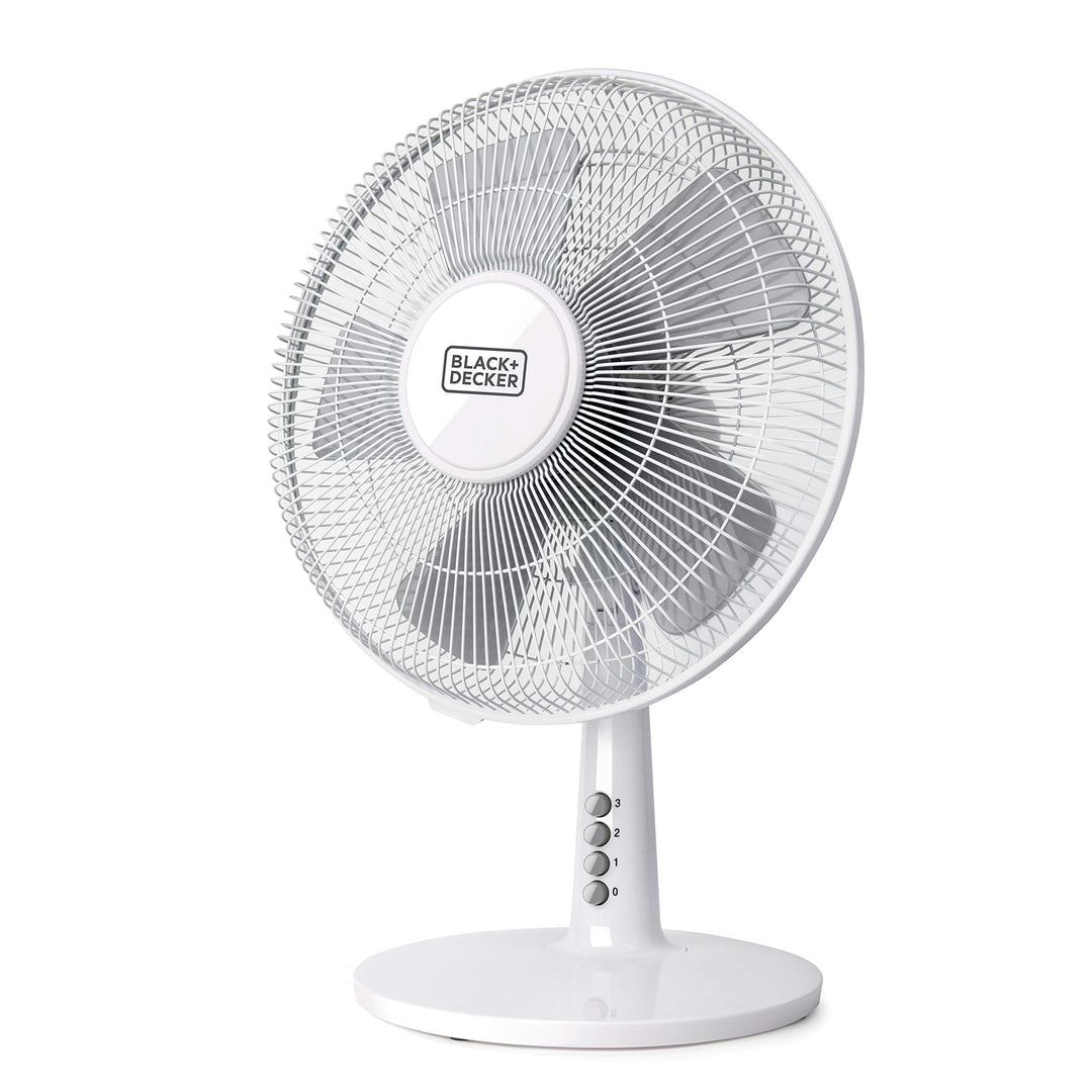 Black+Decker Turmventilator BXTFA45E, 40, Kunststoff, Weiss 5 Klingen - Weiss, 5 Klingen - Weiss