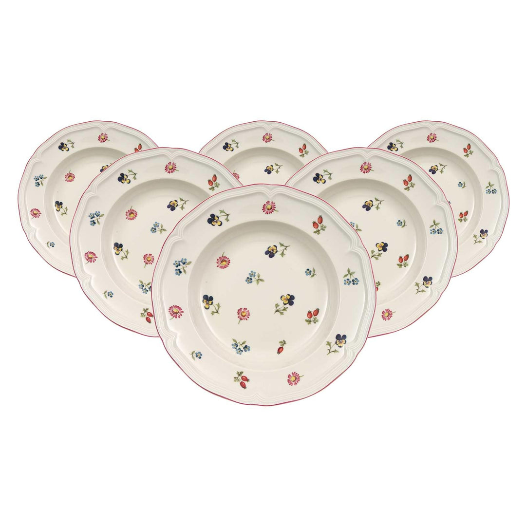 Villeroy & Boch Petite Fleur Suppenteller 23cm Set6