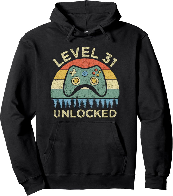 31. Geburtstag Level 31 Gamer 31 Jahre altes Geschenk Pullover Hoodie