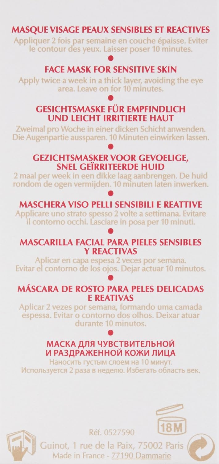 Guinot Masque Hydra Sensitive Gesichtsmaske, 1er Pack (1 x 50 ml)