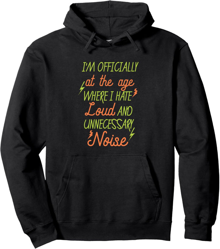 Lustiges Design im alten Zeitalter für Geräusch Pullover Hoodie