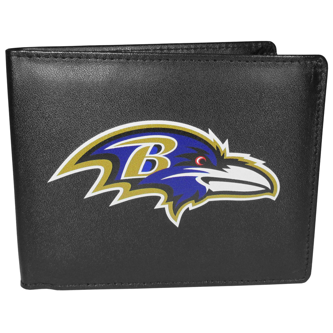 Siskiyou Sports Bi-fold Wallet Large Logo Baltimore Ravens Einheitsgrösse Schwarz, Baltimore Ravens