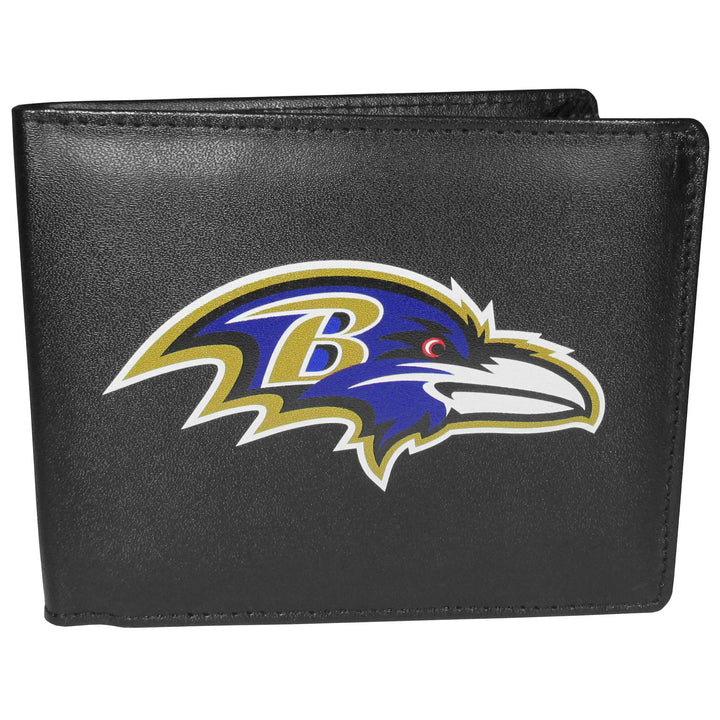 Siskiyou Sports Bi-fold Wallet Large Logo Baltimore Ravens Einheitsgrösse Schwarz, Baltimore Ravens
