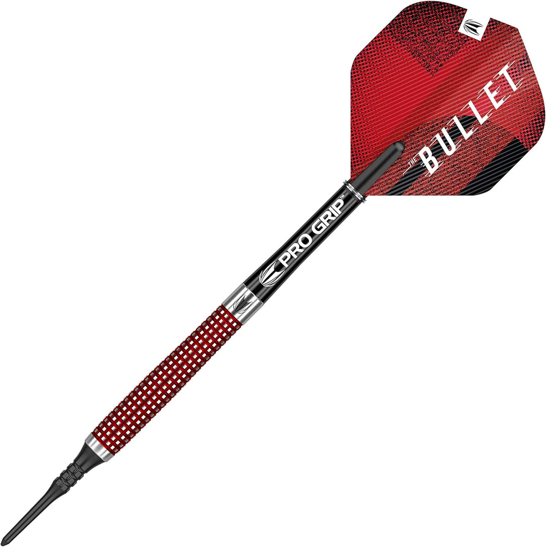 Target DartsSoft Tip Darts 18 G Silber und Rot, 18 G Silber und Rot