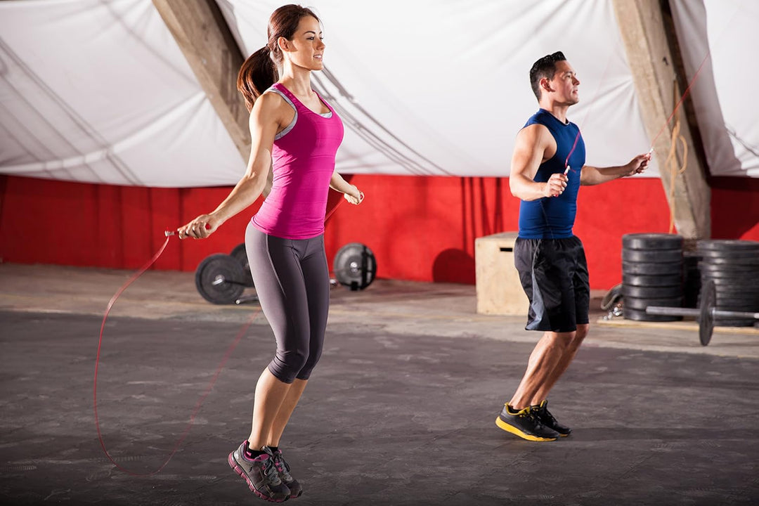 Springseil Profi mit 3D-Kugellager | Speedrope für Double-Unders mit Drahtseil | Optimal für Fitness