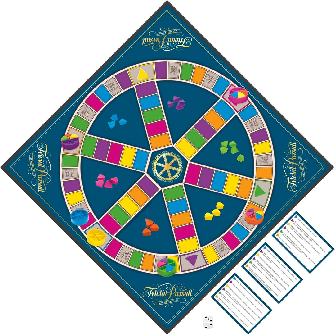 Hasbro Gaming C1940 - Trivial Pursuit Spiel, Classic Edition (englisch) Vereinigtes Königreich Multi