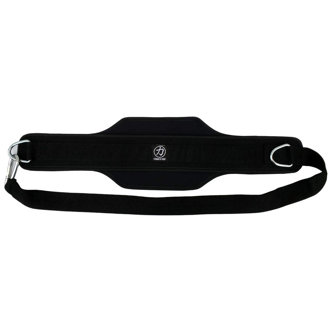 Strength Shop Dip-Gürtel mit Strapazierfähiger Nylonschlaufe und Zwei Ösen