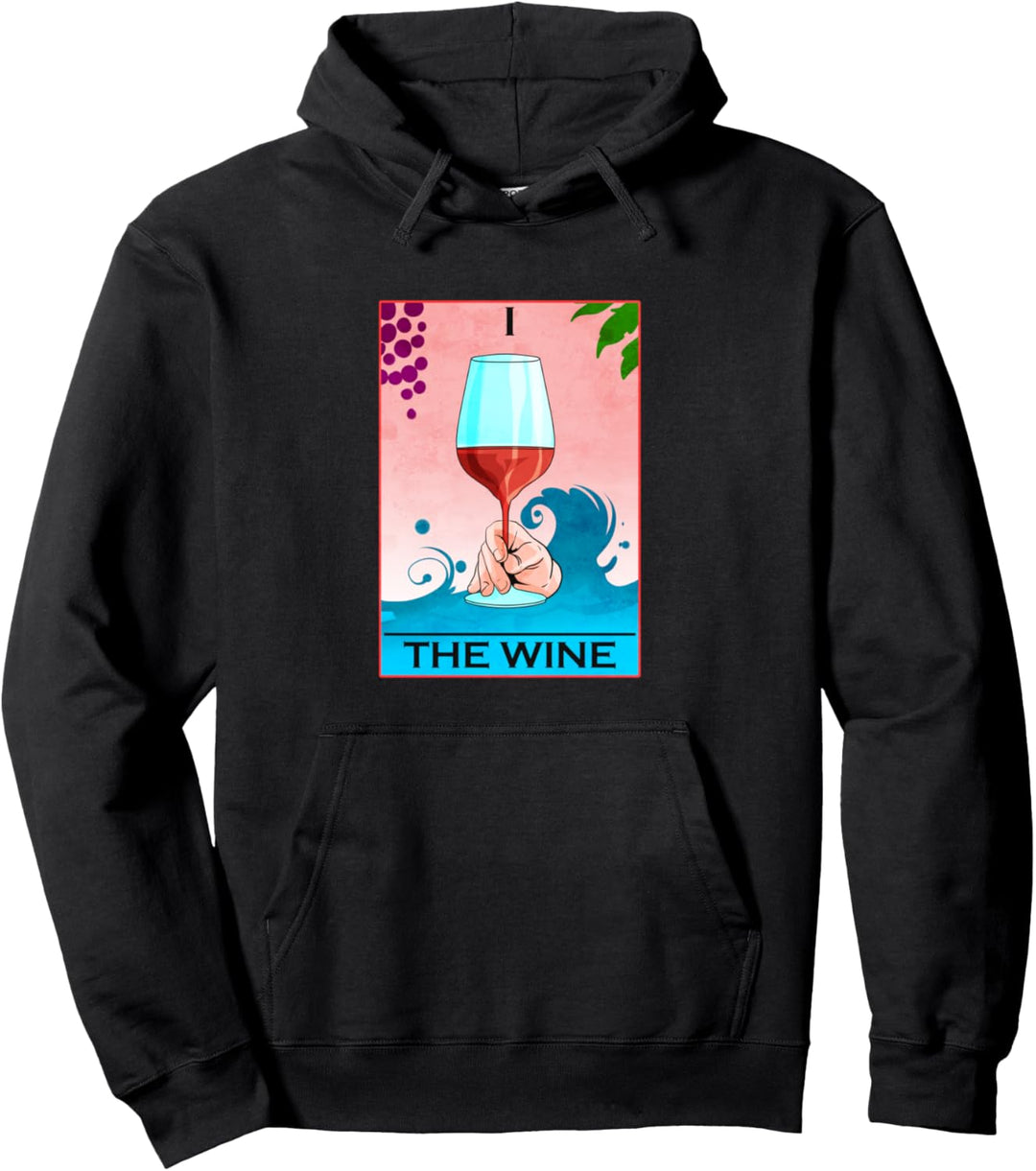The Wine Lustige Tarot Karte Wein Pullover Hoodie