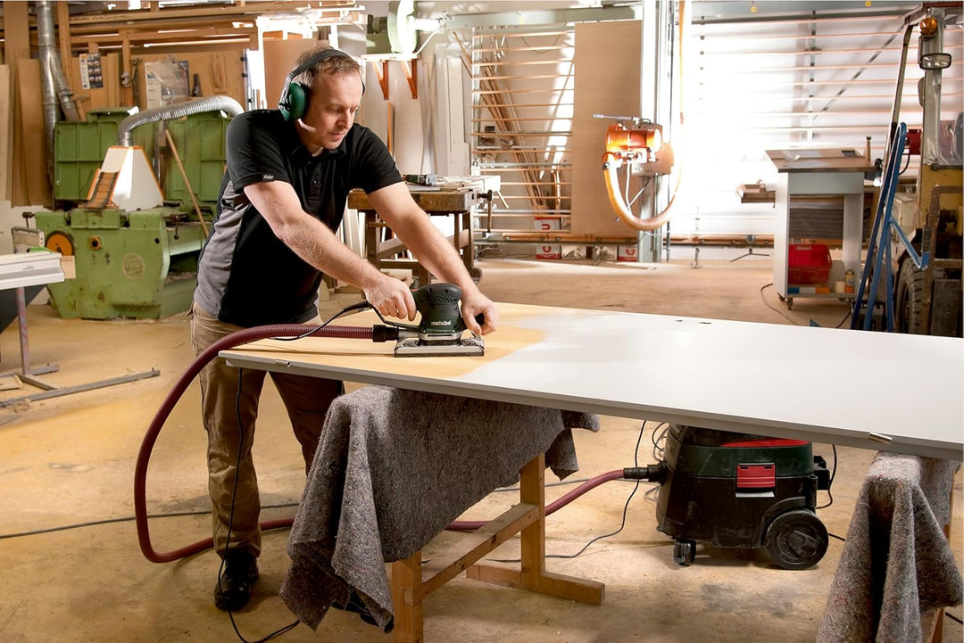 metabo Sander SRE 4351 TurboTec - 350 W, 114 x 229 mm, 22.000/min Schwingzahl - Vario-Elektronik, Tu